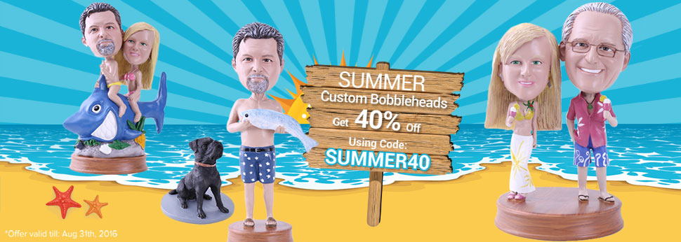 Customized Summer Bobbleheads