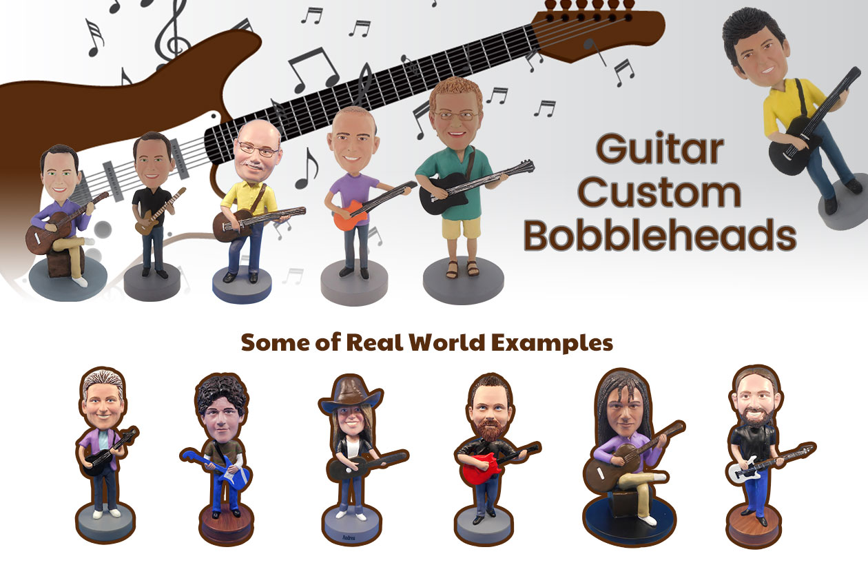 Guitar Player Custom Bobbleheads