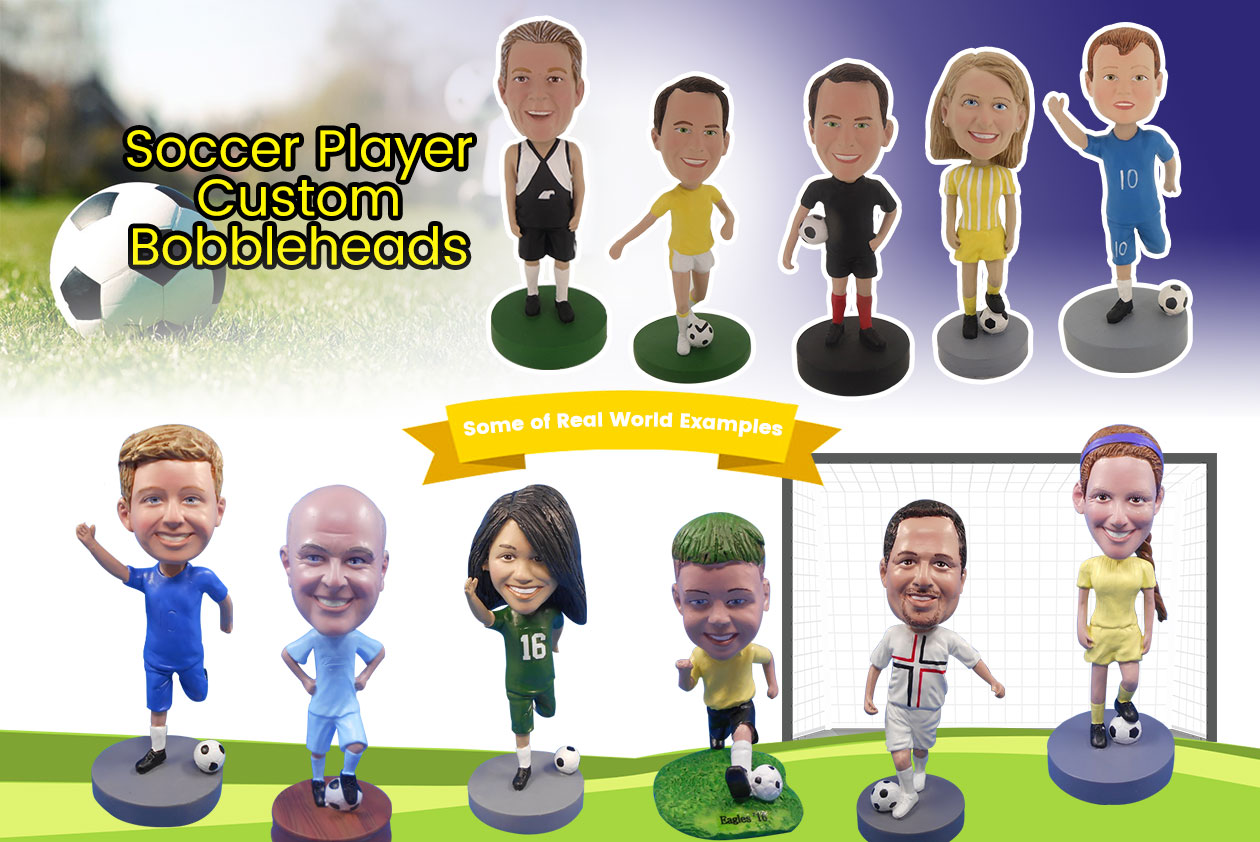 Soccer Player Custom Bobbleheads