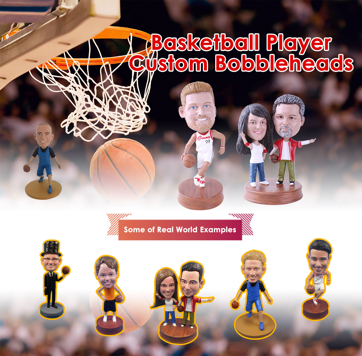 Basketball Player Custom Bobbleheads