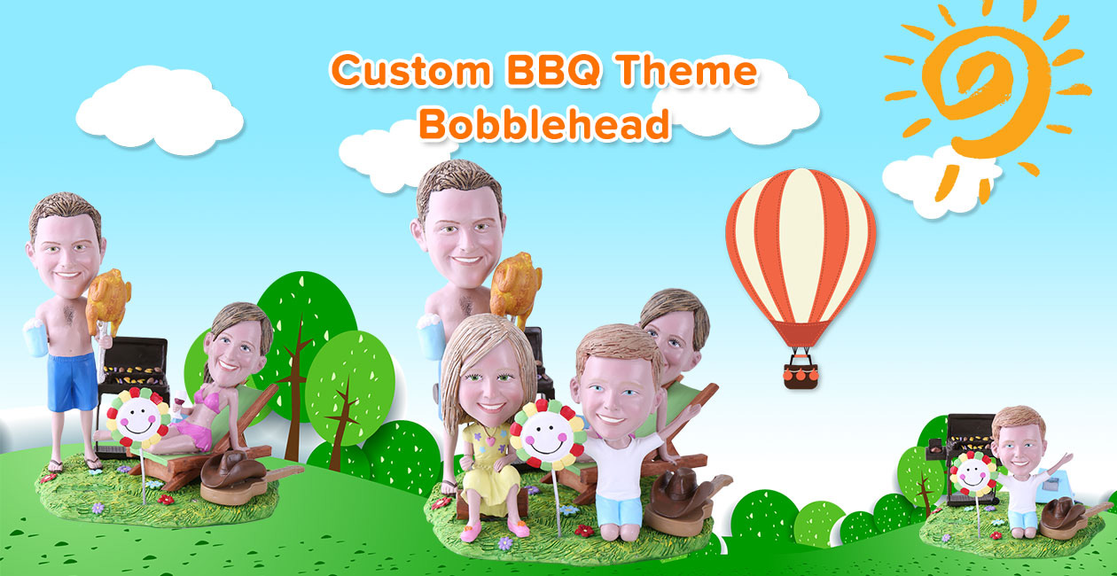 BBQ Theme Custom Bobblehead