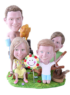 BBQ Theme Custom Bobbleheads