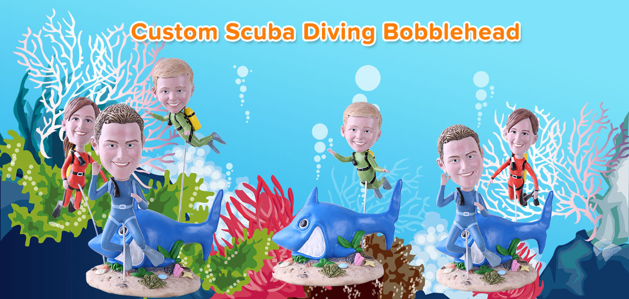 Scuba Diving Custom Bobbleheads