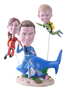 Scuba Diving Custom Bobbleheads