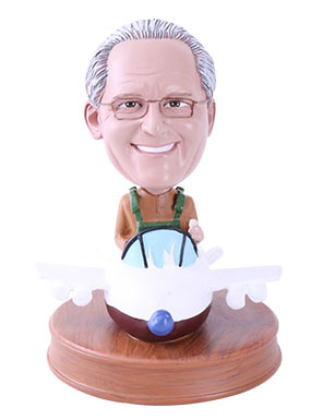 Airplane Pilot Custom Bobbleheads