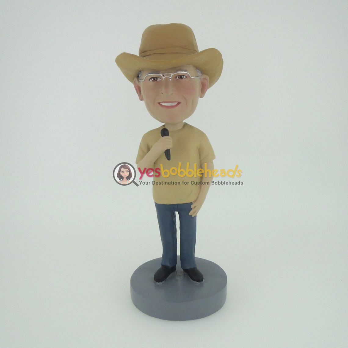 Picture of Custom Bobblehead Doll: Cowboy Singer
