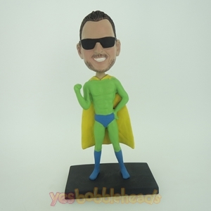 Picture of Custom Bobblehead Doll: Green Superman