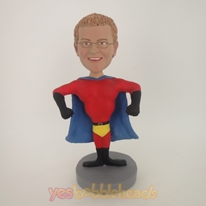 Picture of Custom Bobblehead Doll: Male Muscle Man Superman