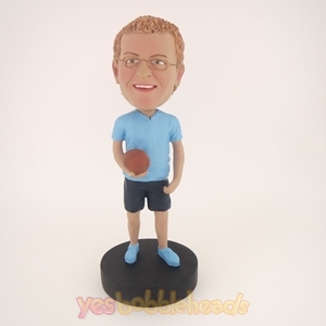 Picture of Custom Bobblehead Doll: Man And Football