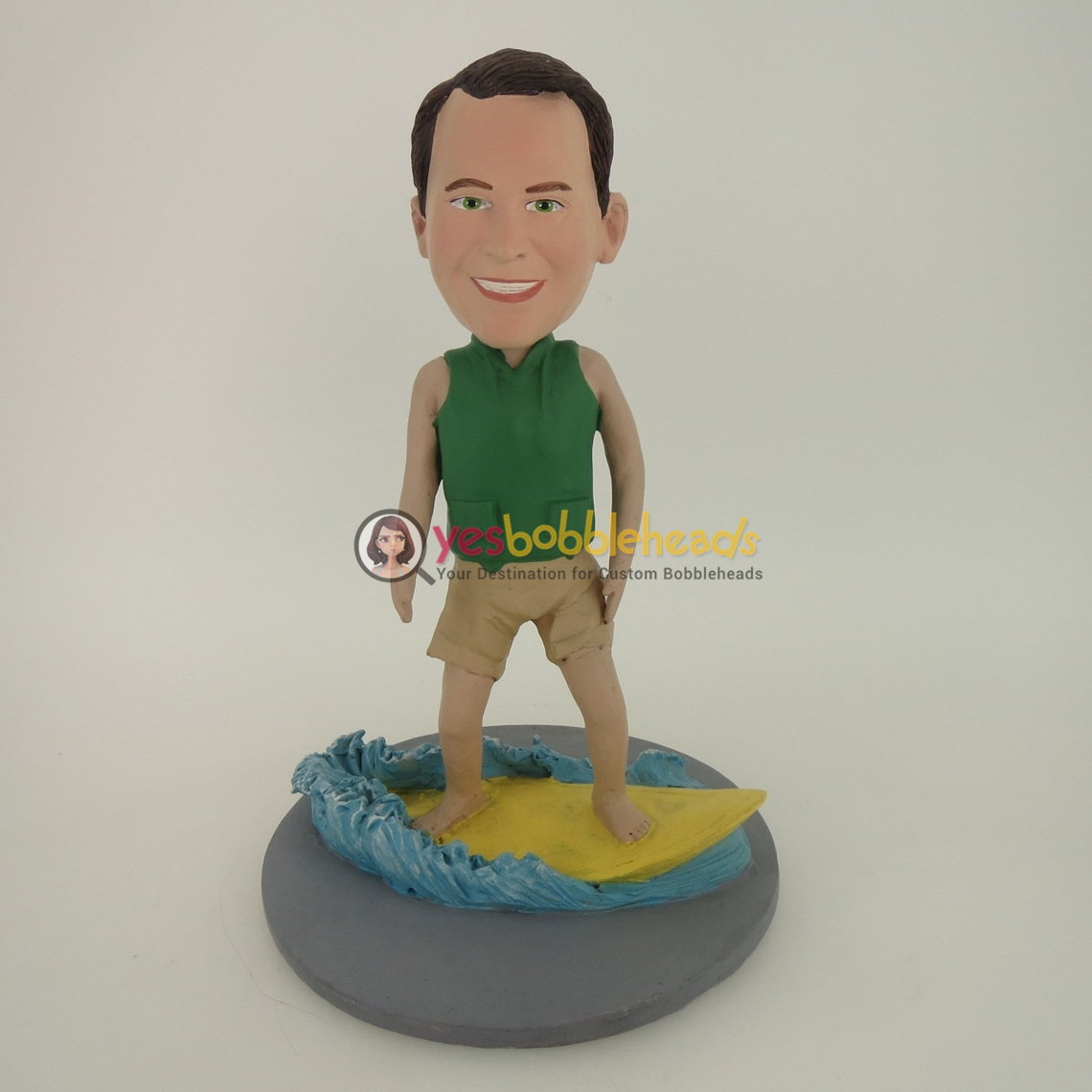 Picture of Custom Bobblehead Doll: Surfer On A Wave