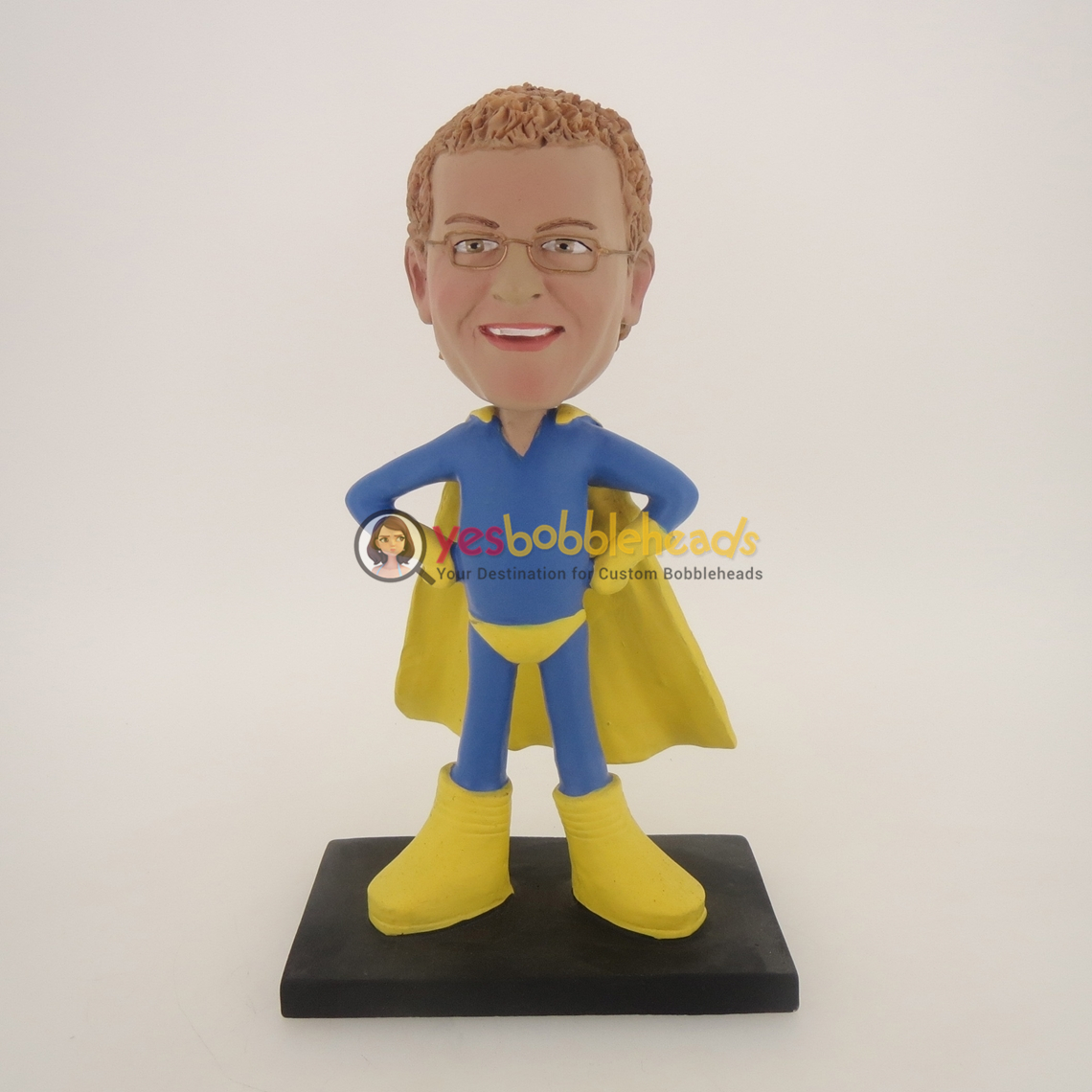Picture of Custom Bobblehead Doll: Yellow Superman Kid