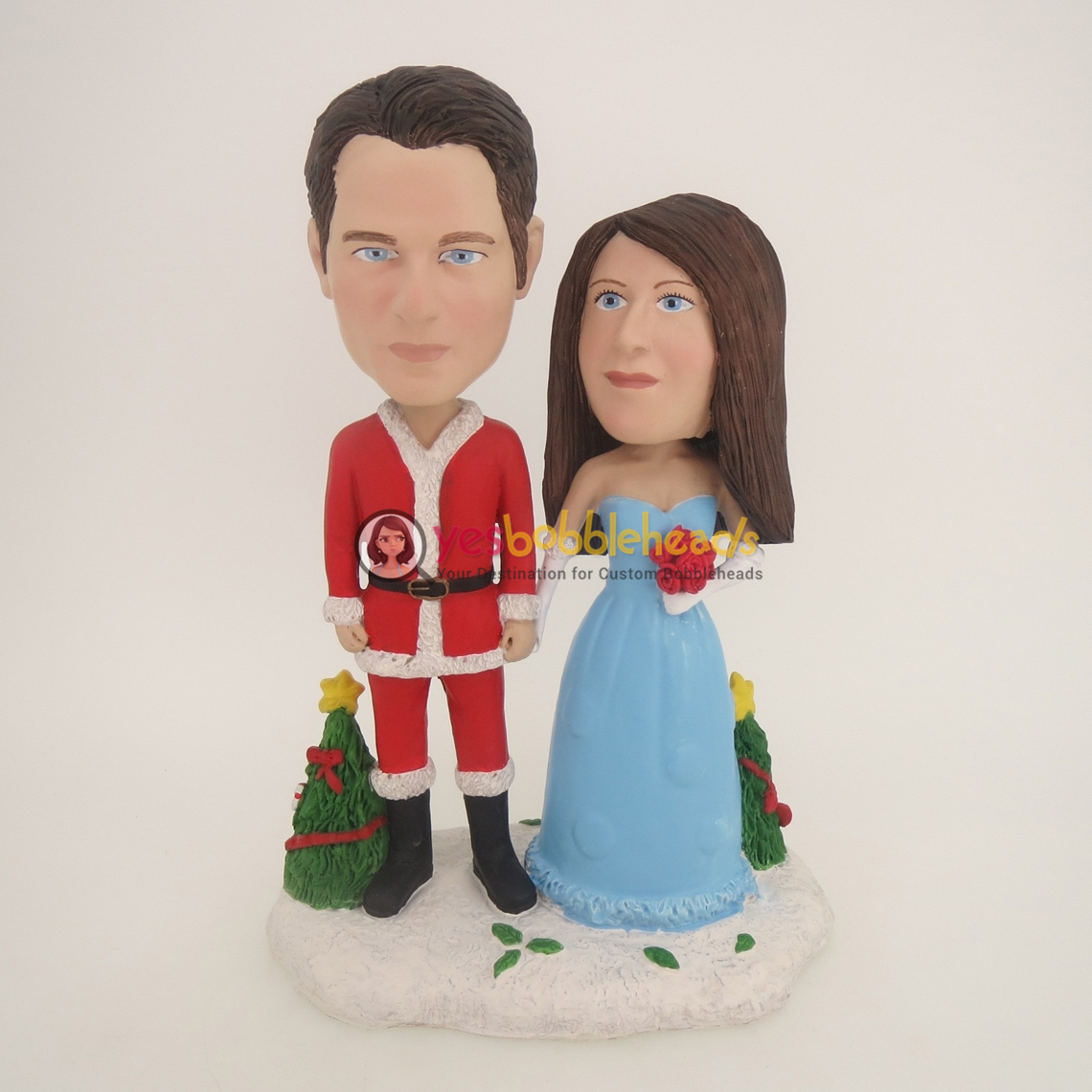 Picture of Custom Bobblehead Doll: Christmas Couple