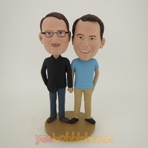 Picture of Custom Bobblehead Doll: Two Male Couple