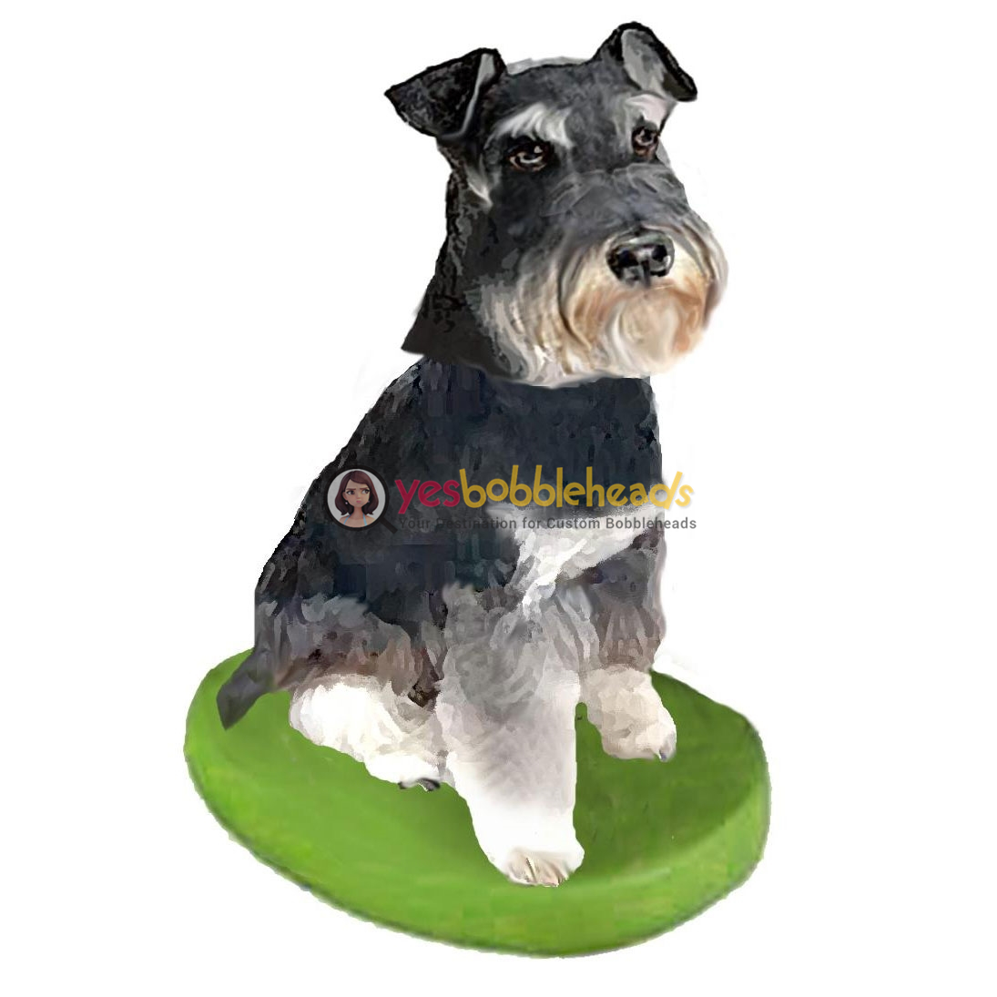 Picture of Custom Bobblehead Doll: Pet Dog Schnauzer Mini