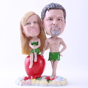 Picture of Custom Bobblehead Doll: Adam and Eve