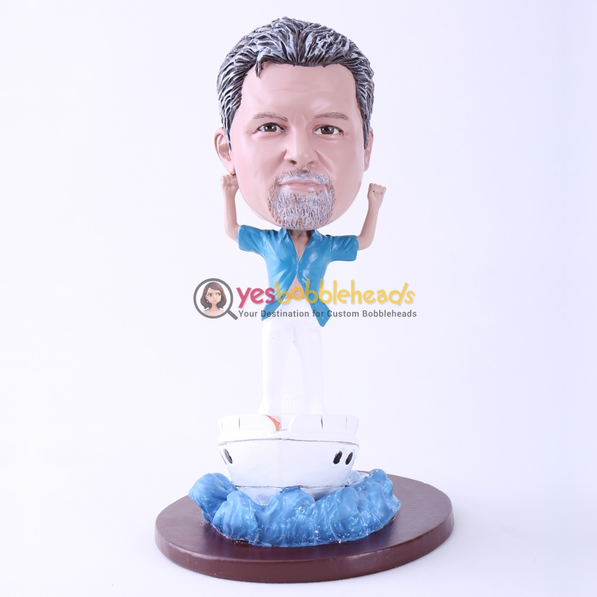 Picture of Custom Bobblehead Doll: Boating Man