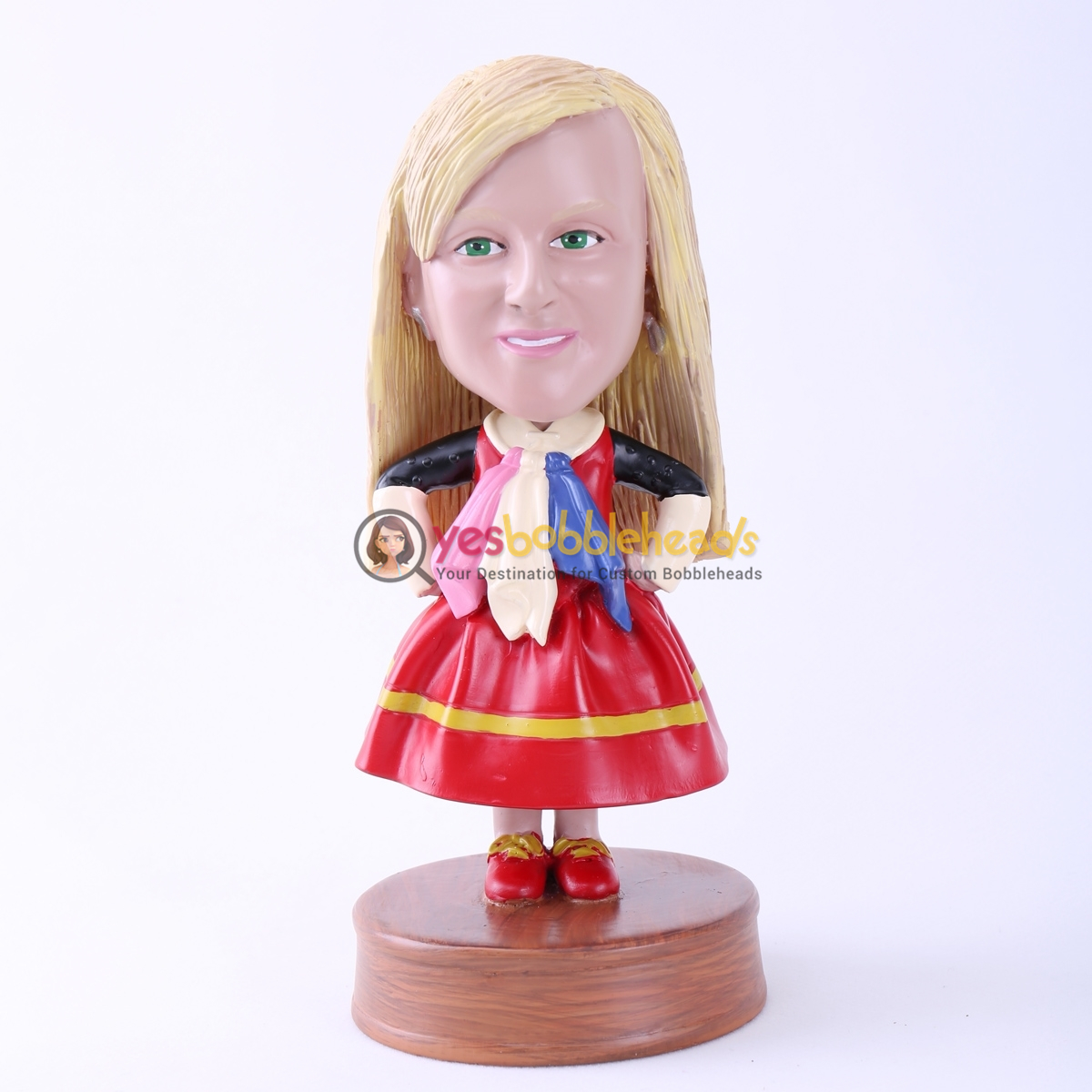 Picture of Custom Bobblehead Doll: Cartoon Skirt Girl