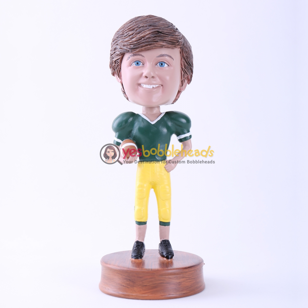 Picture of Custom Bobblehead Doll: Happy Football Player