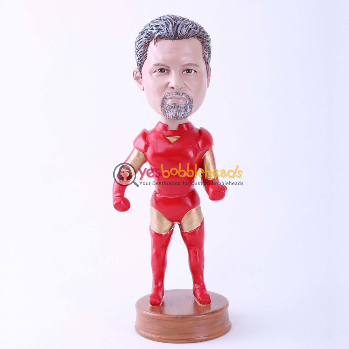 Picture of Custom Bobblehead Doll: Iron Man (About 9" Tall)