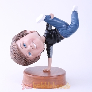 Picture of Custom Bobblehead Doll: Man Single Handstand