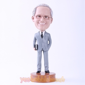 Picture of Custom Bobblehead Doll: Office Man with Book