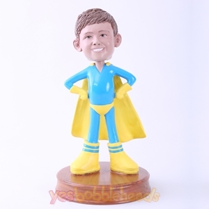 Picture of Custom Bobblehead Doll: Super Child with Yellow Cloak