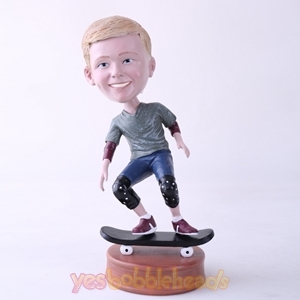 Picture of Custom Bobblehead Doll: Skateboard Player